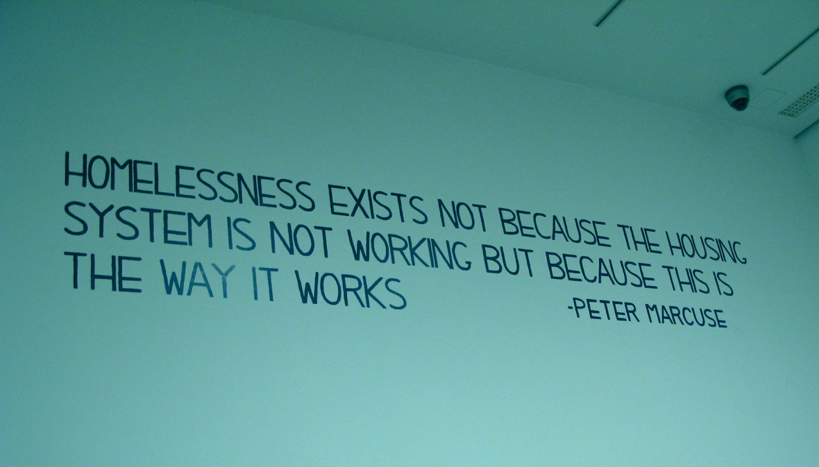 01_ Charter for the Great Number_Not Yet exhibition installation by Martha Rosler If you lived here